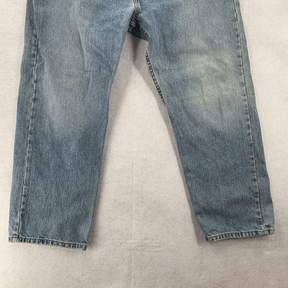 Levis‎ Signature Blue Jeans Straight Tapered Denim Mens size 44 X 30 - Picture 3 of 7
